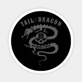 skull tail dragon Magnet